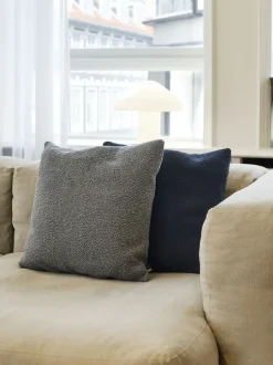 Hay - Texture Cushion - 50 x 50 - Blue, black