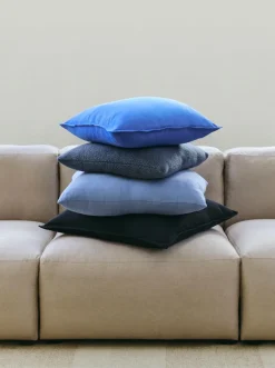 Hay - Texture Cushion Cover - 50 x 50 - Blue, black