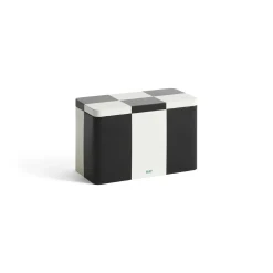 Hay - Tin Container - Medium - Black/Off-white