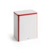 Hay - Tin Container - Off-white and red