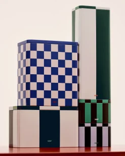 Hay - Tin Container - Small - Dark Blue/Lavender