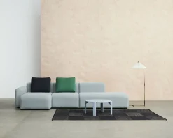 HAY - Tæppe Check Rug - Black L/ Sort - 200 x 300 cm