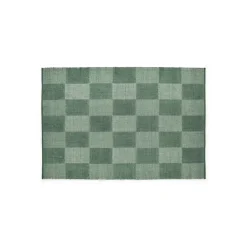 HAY - Tæppe Check Rug - Green/Grøn - 140 x 200 cm