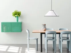 Hay - Vægskab - Perforated Cabinet Wall - Small - Wine Red - H45 x B89 x D40