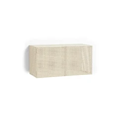 Hay - Vægskab - Perforated Cabinet Wall - Small - Eggshell - H45 x B89 x D40