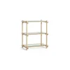 Hay - Woody Shelving 2.0 Column Low - Eg/glas - 3 glashylder