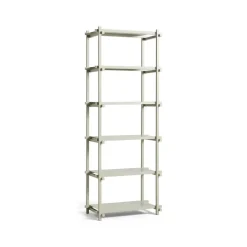 Hay - Woody Shelving 2.0 Column High - Grå - 6 hylder