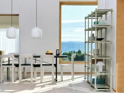 Hay - Woody Shelving 2.0 Column High - Grå - 6 hylder