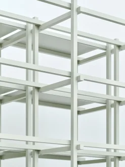 Hay - Woody Shelving 2.0 Column High - Grå - 18 hylder