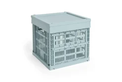 HAY Colour Crate - Cube - Dusty blue