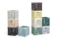 HAY Colour Crate - Cube - Light yellow
