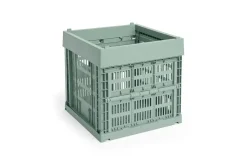 HAY Colour Crate - Cube - Sage green