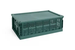 HAY Colour Crate - Large - Dark green