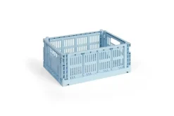 HAY Colour Crate - Medium - Soft blue