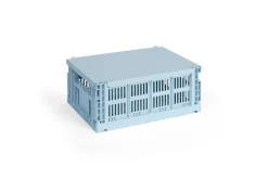 HAY Colour Crate - Medium - Soft blue