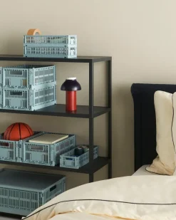 HAY Colour Crate - Medium - Dusty blue