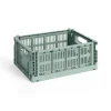 HAY Colour Crate - Medium - Sage green