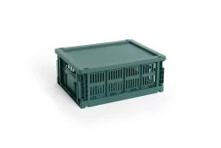 HAY Colour Crate - Medium - Dark green