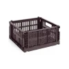 HAY Colour Crate - Medium Square - Bordeaux
