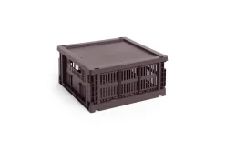 HAY Colour Crate - Medium Square - Bordeaux