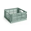 HAY Colour Crate - Medium Square - Sage green