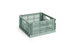 HAY Colour Crate - Medium Square - Sage green