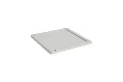 HAY Colour Crate Lid Plastic - Medium Square / Cube - Grey