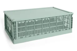 HAY Colour Crate Lid Plastic - X-Large - Sage green