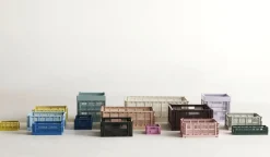 HAY Colour Crate Lid Plastic - X-Large - Sage green