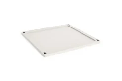 HAY Colour Crate Lid Plastic - Medium Square / Cube - Off-white