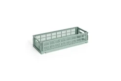 HAY Colour Crate Mini - Oblong - Sage green