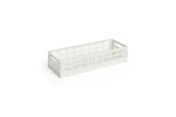 HAY Colour Crate Mini - Oblong - Off-white