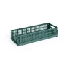 HAY Colour Crate Mini - Oblong - Dark green
