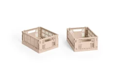 HAY Colour Crate Mini - Set of 2 - Powder