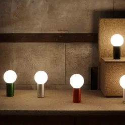 HAY lampe - Turn On i grå