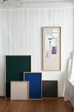 Hemverk - Opslagstavle m. akustiske egenskaber - Recy - Blå - 60x100 cm