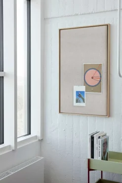 Hemverk - Opslagstavle m. akustiske egenskaber - Recy - Beige - 60x100