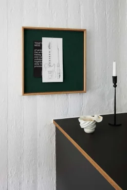 Hemverk - Opslagstavle m. akustiske egenskaber - Recy - Grøn - 40x40