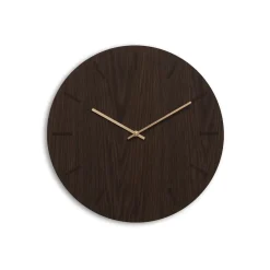 Hemverk - Vægur - Dark Oak - Mørk Eg/Kobber - Ø38 cm