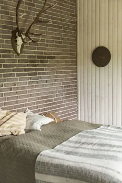 Hemverk - Vægur - Dark Oak - Mørk Eg/Guld - Ø38 cm