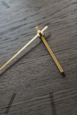 Hemverk - Vægur - Dark Oak - Mørk Eg/Guld - Ø38 cm