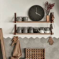 Hemverk - Vægur - Gunpowder - Sort/Kobber - Ø28 cm