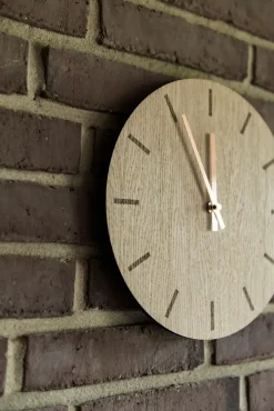 Hemverk - Vægur - Light Oak - Eg/Kobber - Ø38 cm