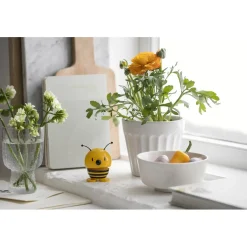 Hoptimist - Animals - Bee, gul - Hummelbi 9x5 cm