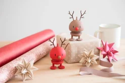 Hoptimist - Christmas - Medium Reindeer, rød