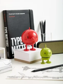 Hoptimist - Klassisk - Bumble Small, Rød - 7x6 cm