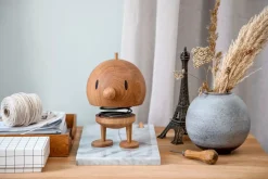 Hoptimist - Lampe i eg - Large - 15,5 cm høj