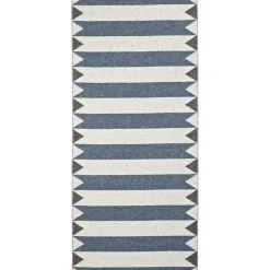 Horredsmattan - tæppe - Peak - 70 x 150 cm - blå/grå