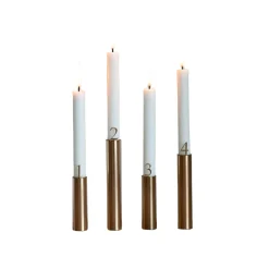 Hove Home - Adventstal til lysestager - Brass