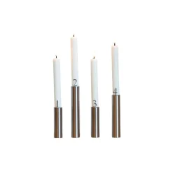 Hove Home - Adventstal til lysestager - Rustfrit stål